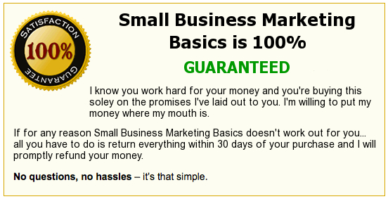 Small Business Marketing Basics Guarantee
